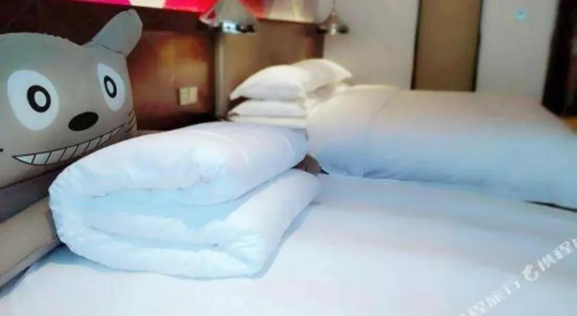 Bed in Borrman Hotel Nanning Railway Station