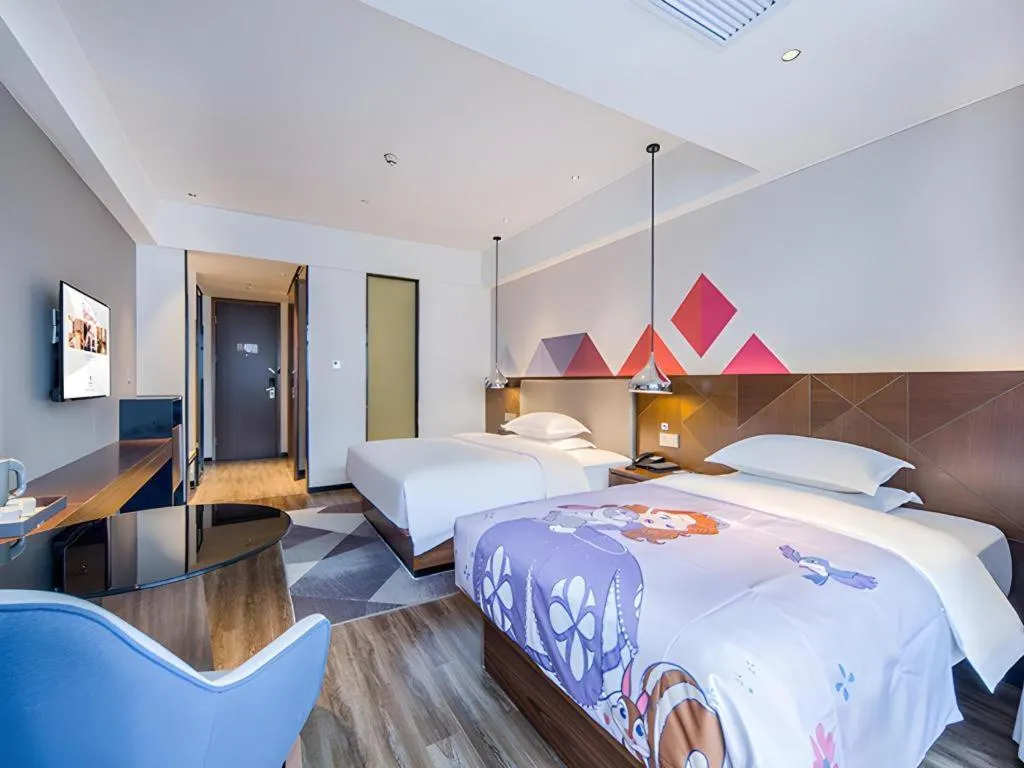 Bed in Borrman Hotel Nanning Railway Station