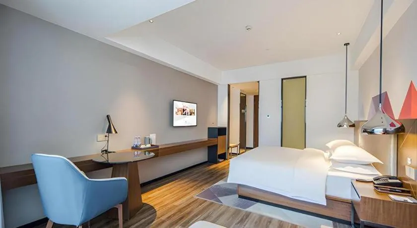 Bed in Borrman Hotel Nanning Railway Station