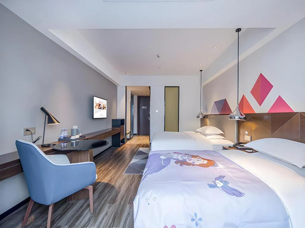 Bed in Borrman Hotel Nanning Railway Station