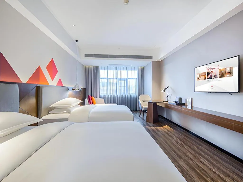 Bed in Borrman Hotel Nanning Railway Station