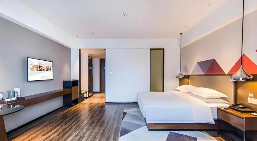 Bed in Borrman Hotel Nanning Railway Station Bed in Borrman Hotel Nanning Railway Station