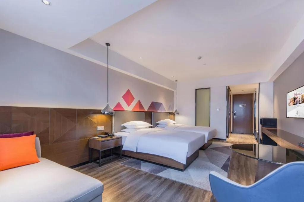 Bed in Borrman Hotel Nanning Railway Station