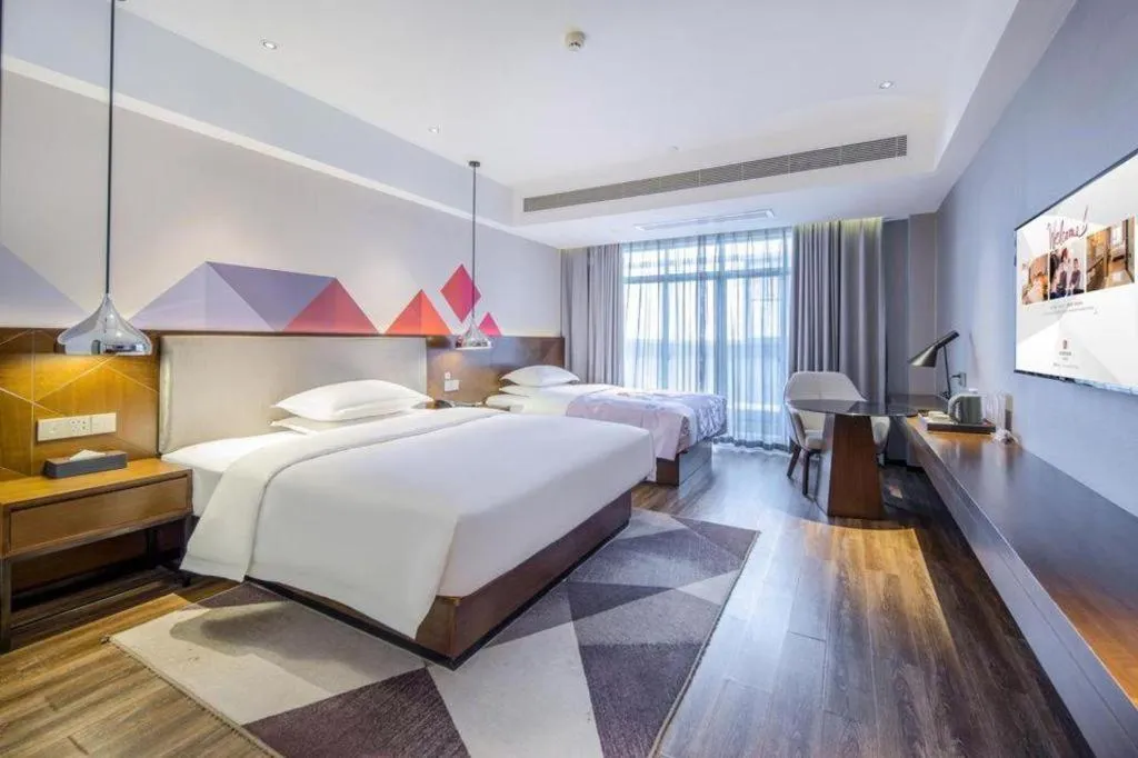 Bed in Borrman Hotel Nanning Railway Station