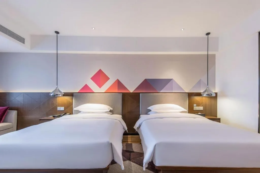 Bed in Borrman Hotel Nanning Railway Station