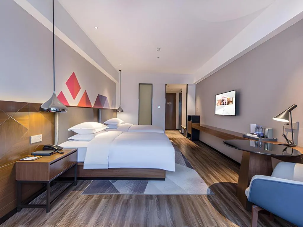 Bed in Borrman Hotel Nanning Railway Station