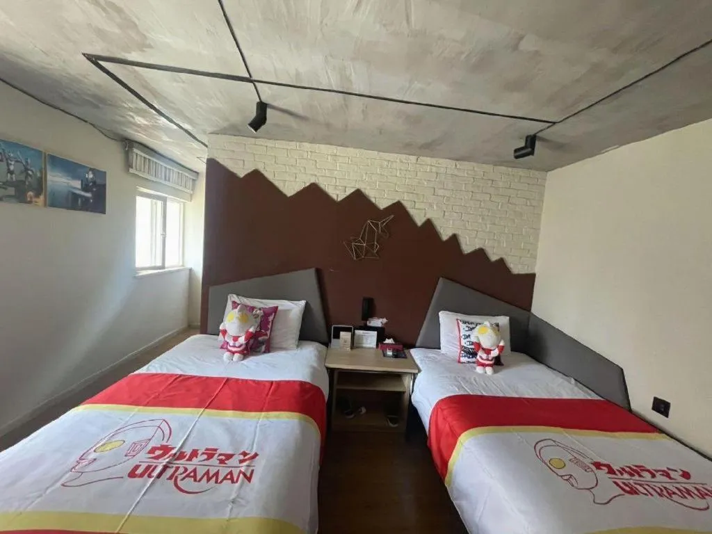 Bed in YUNIK-Shanghai Zhongshan Park Yan'an Xi Road