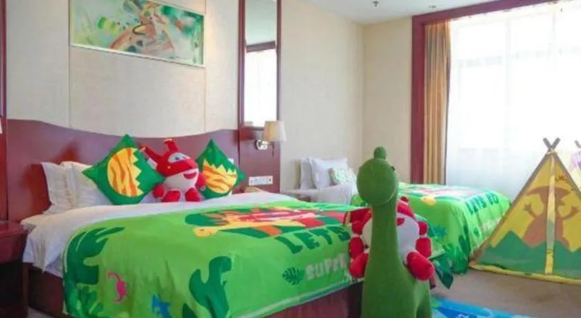 Bed in Longqi Jianguo Hotel Kunshan