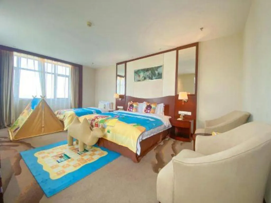 Bed in Longqi Jianguo Hotel Kunshan