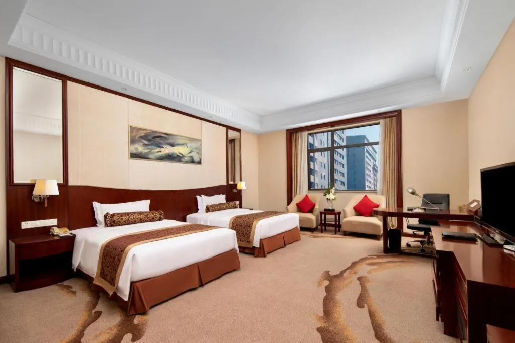 Bed in Longqi Jianguo Hotel Kunshan