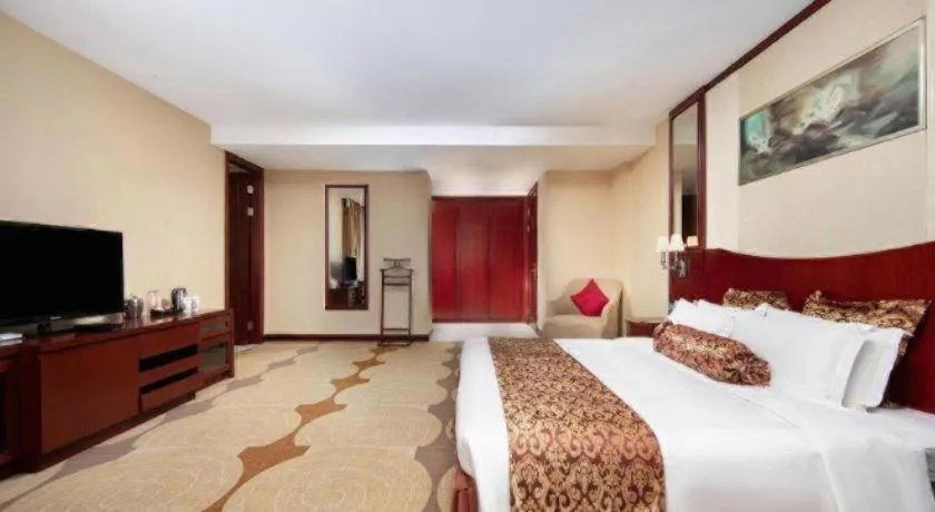 Bed in Longqi Jianguo Hotel Kunshan