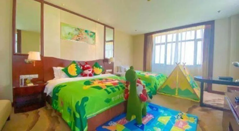 Bed in Longqi Jianguo Hotel Kunshan