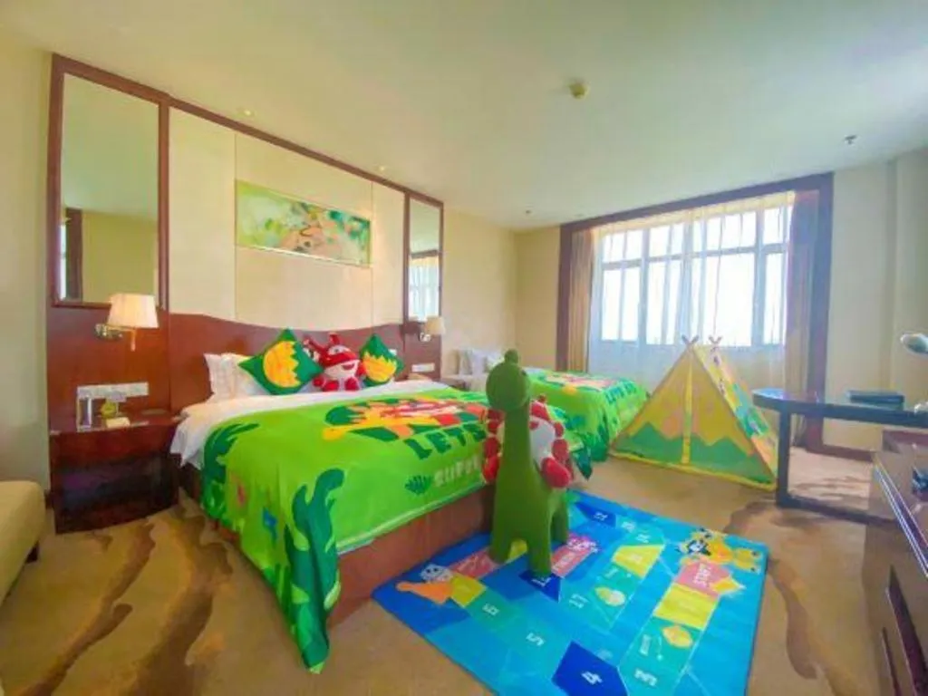 Bed in Longqi Jianguo Hotel Kunshan