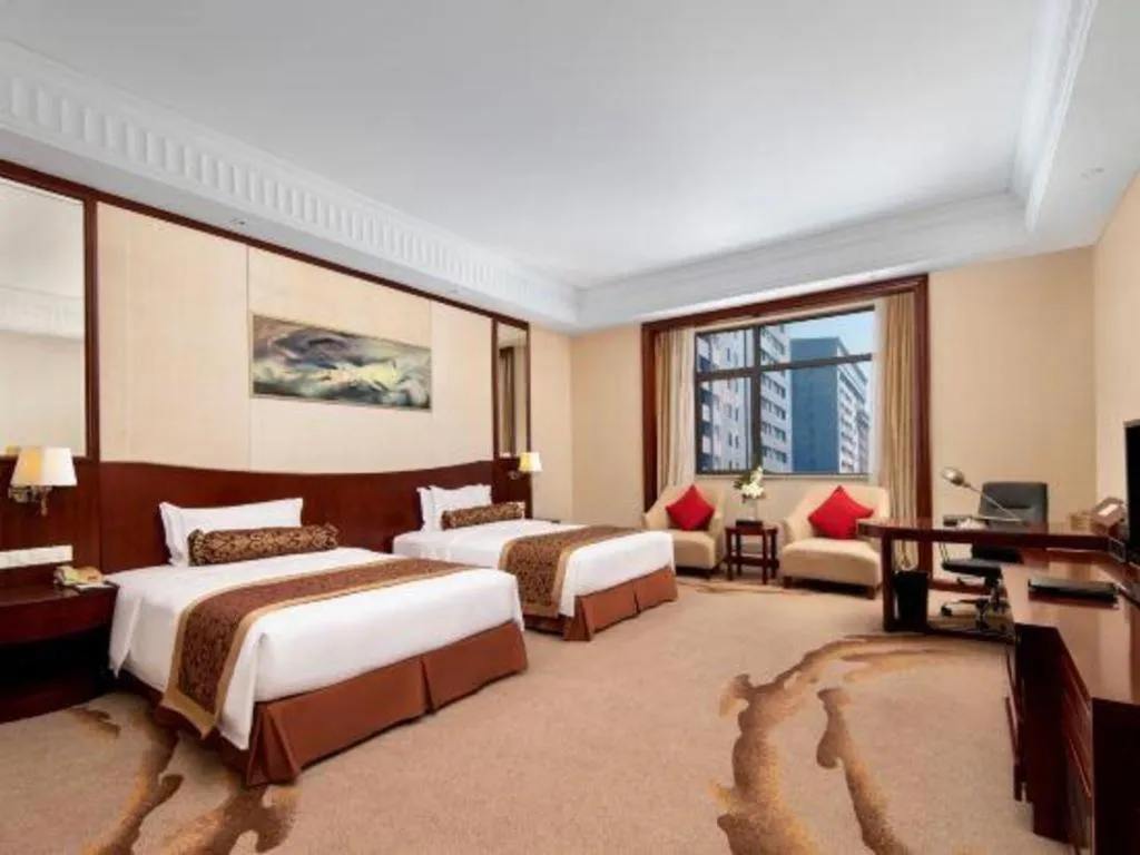 Bed in Longqi Jianguo Hotel Kunshan