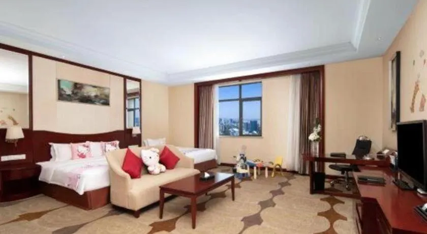 Bed in Longqi Jianguo Hotel Kunshan