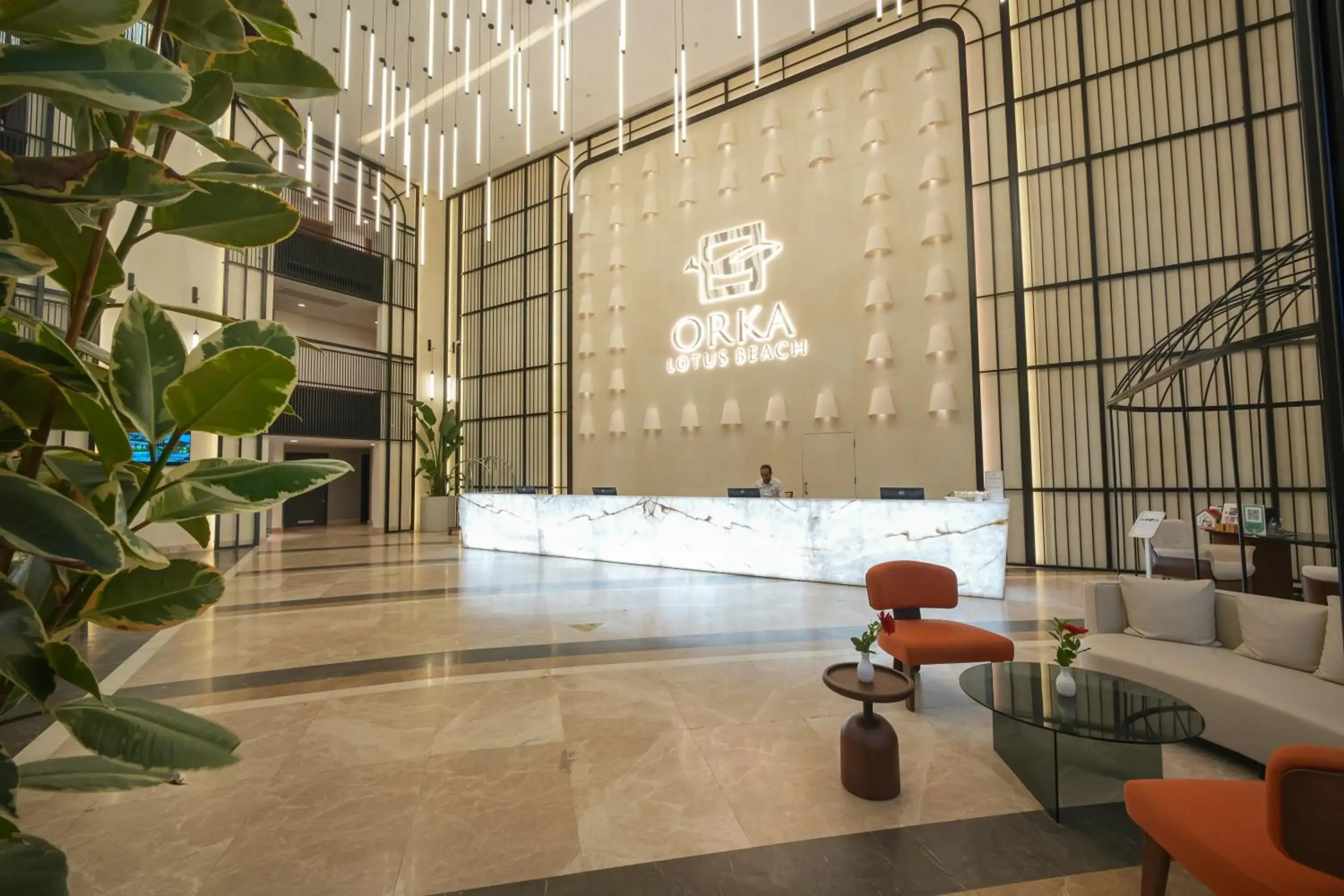 Lobby or reception in Orka Lotus Beach Lobby or reception in Orka Lotus Beach