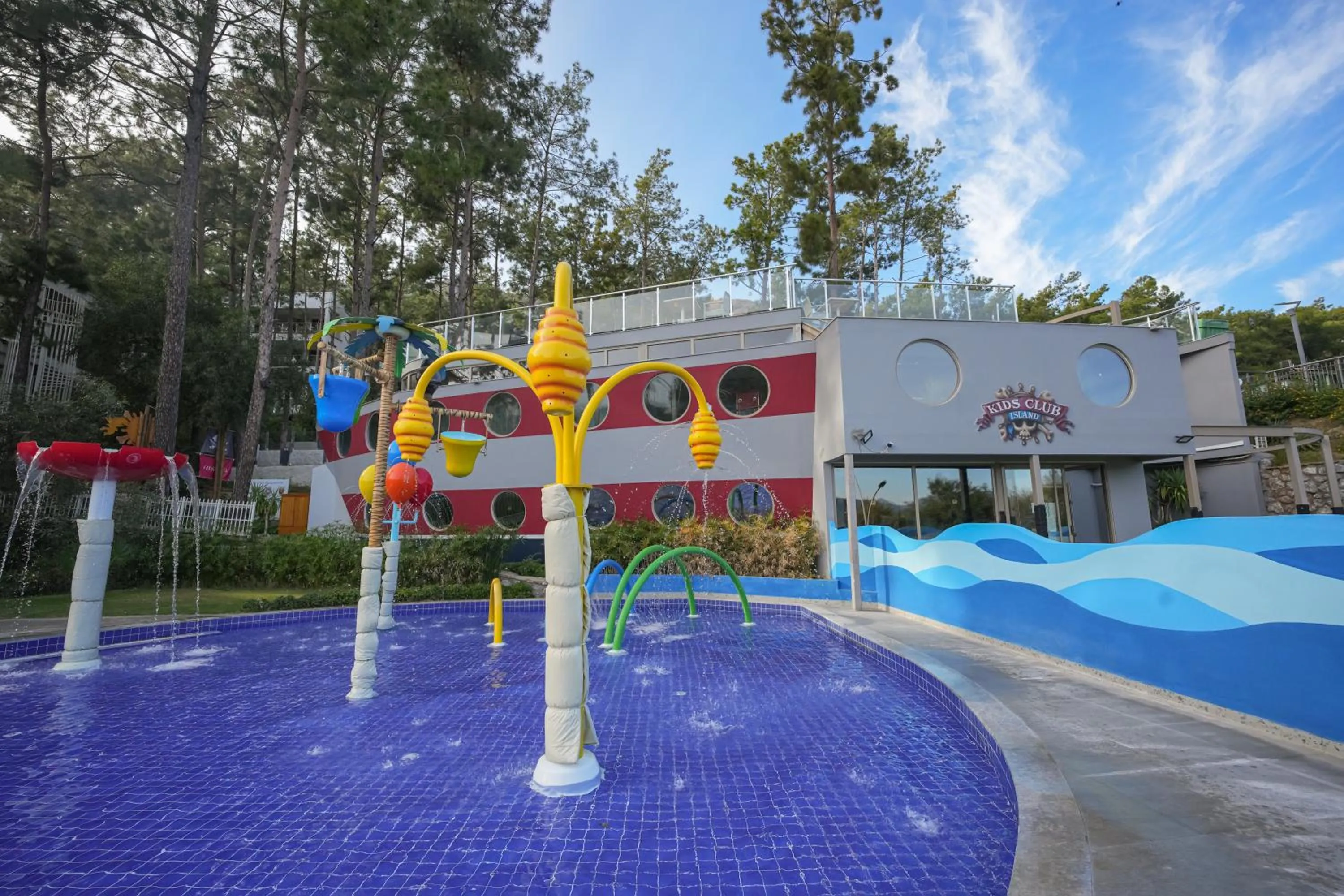 Children play ground in Orka Lotus Beach