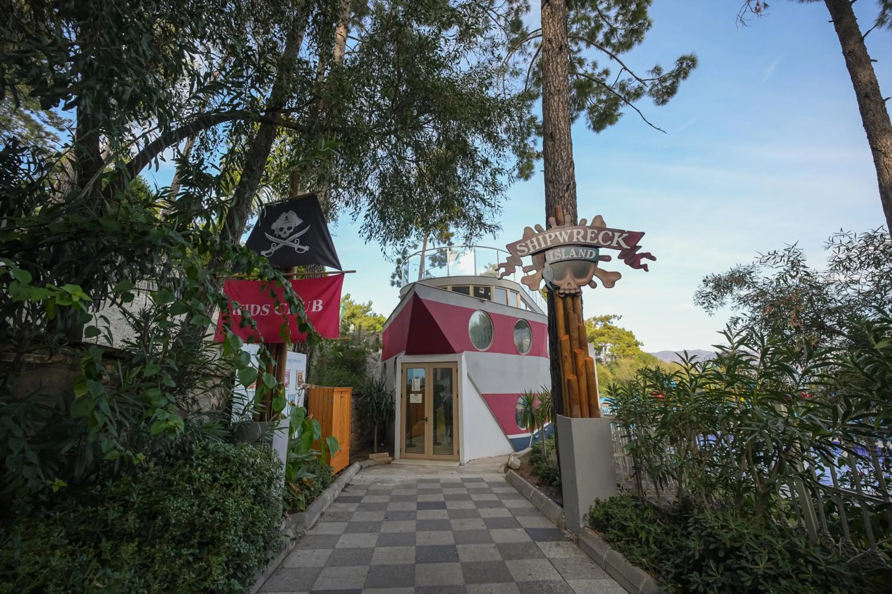 Children play ground in Orka Lotus Beach