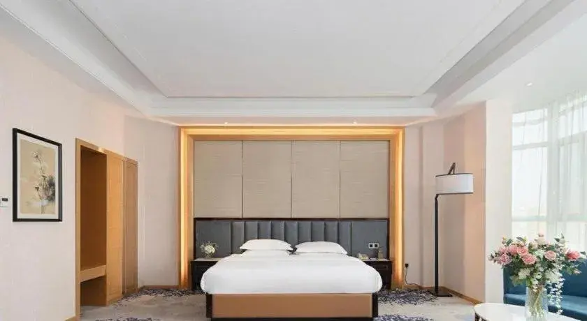 Bed in Metropolo Hotel Yining Development Zone Hanma Building Bed in Metropolo Hotel Yining Development Zone Hanma Building
