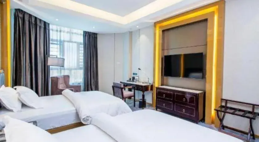 Bed in Metropolo Hotel Yining Development Zone Hanma Building Bed in Metropolo Hotel Yining Development Zone Hanma Building