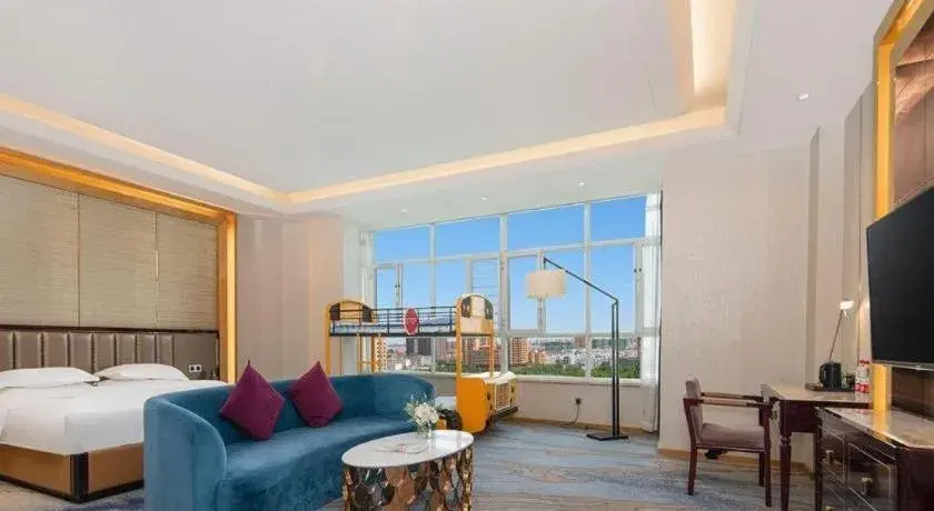 Bed in Metropolo Hotel Yining Development Zone Hanma Building Bed in Metropolo Hotel Yining Development Zone Hanma Building