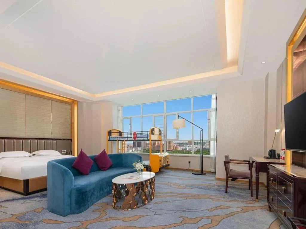 Bed in Metropolo Hotel Yining Development Zone Hanma Building