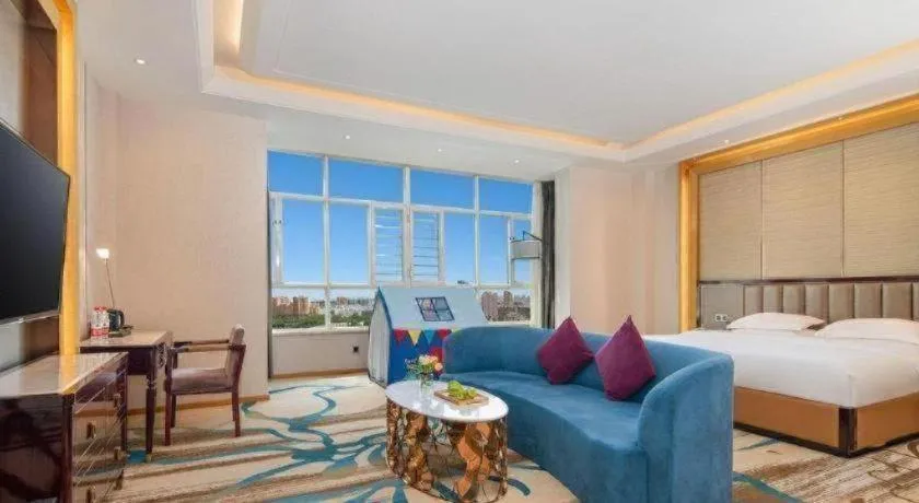 Bed in Metropolo Hotel Yining Development Zone Hanma Building