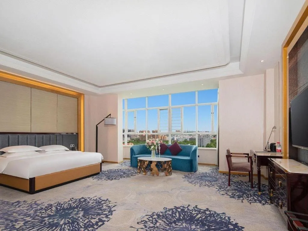 Bed in Metropolo Hotel Yining Development Zone Hanma Building