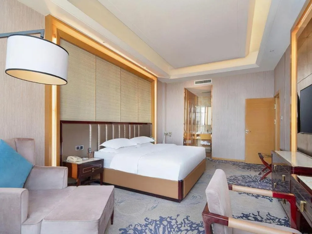 Bed in Metropolo Hotel Yining Development Zone Hanma Building