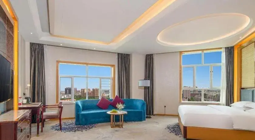 Bed in Metropolo Hotel Yining Development Zone Hanma Building Bed in Metropolo Hotel Yining Development Zone Hanma Building