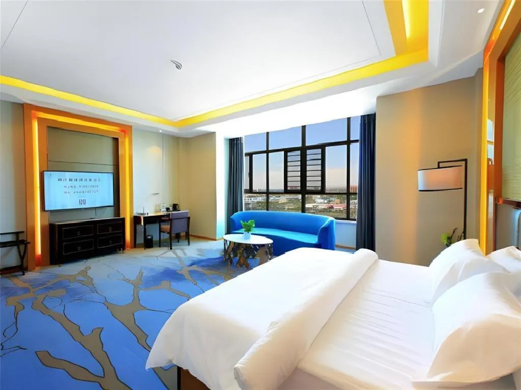 Bed in Metropolo Hotel Yining Development Zone Hanma Building