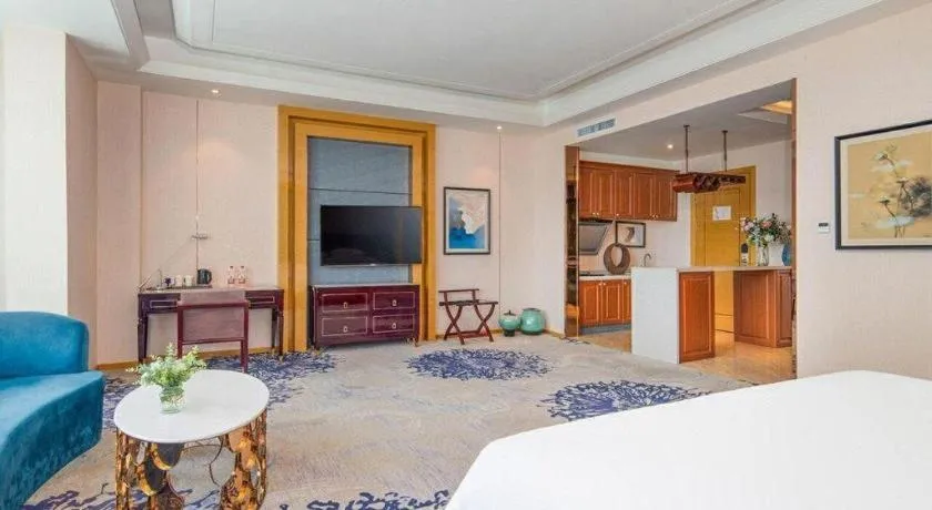 Bed in Metropolo Hotel Yining Development Zone Hanma Building