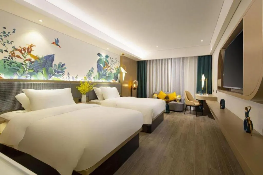 Bed in mango crystal hotel
