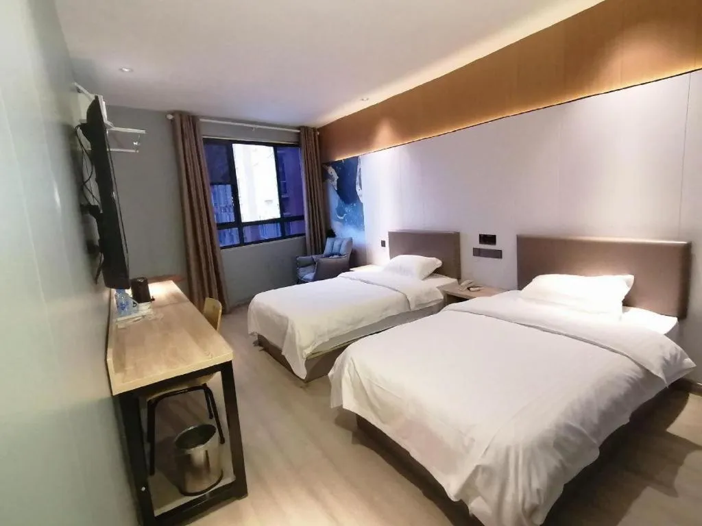 Bed in Kaibin International Hotel Jingdezhen