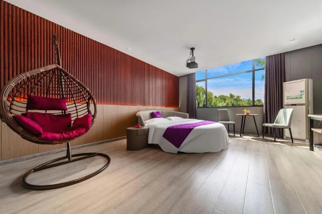 Bed in Kaibin International Hotel Jingdezhen