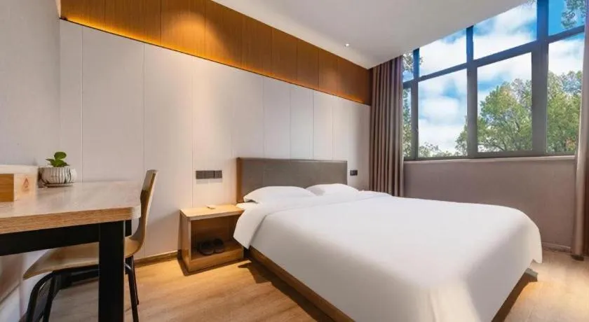 Bed in Kaibin International Hotel Jingdezhen