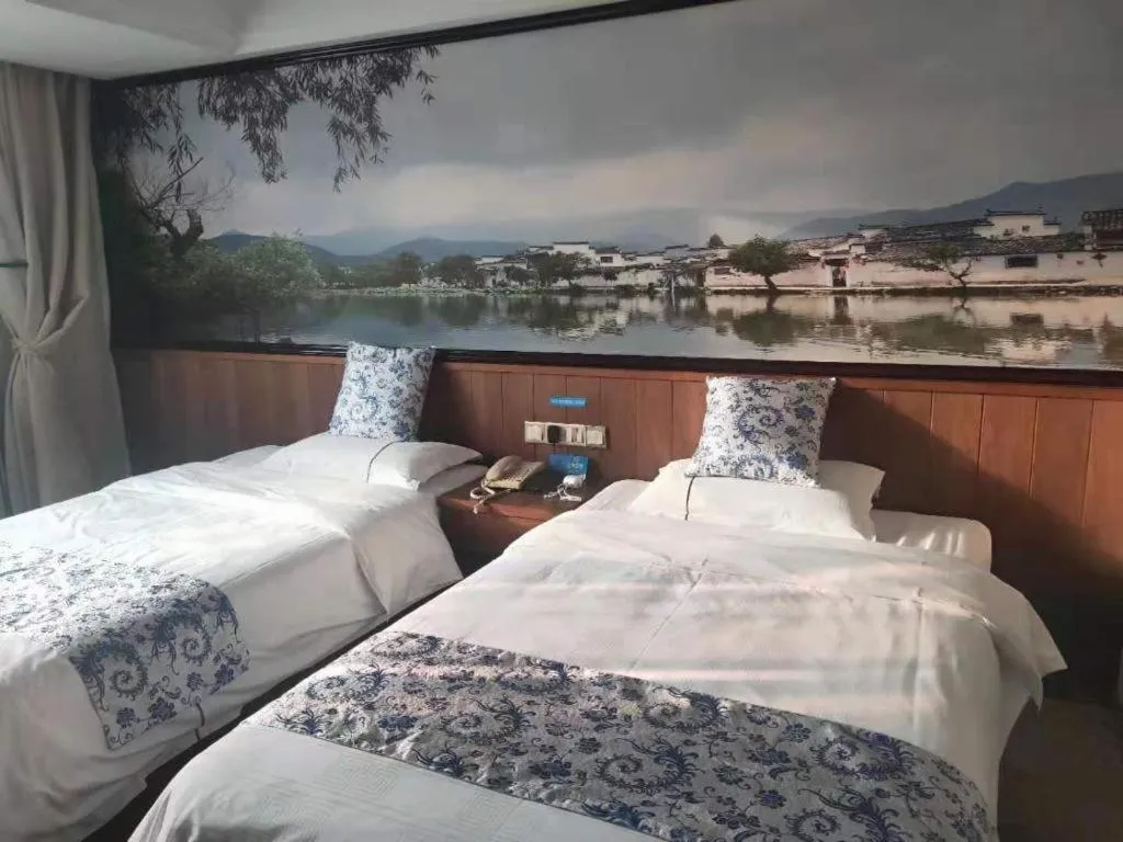 Bed in Kaibin International Hotel Jingdezhen