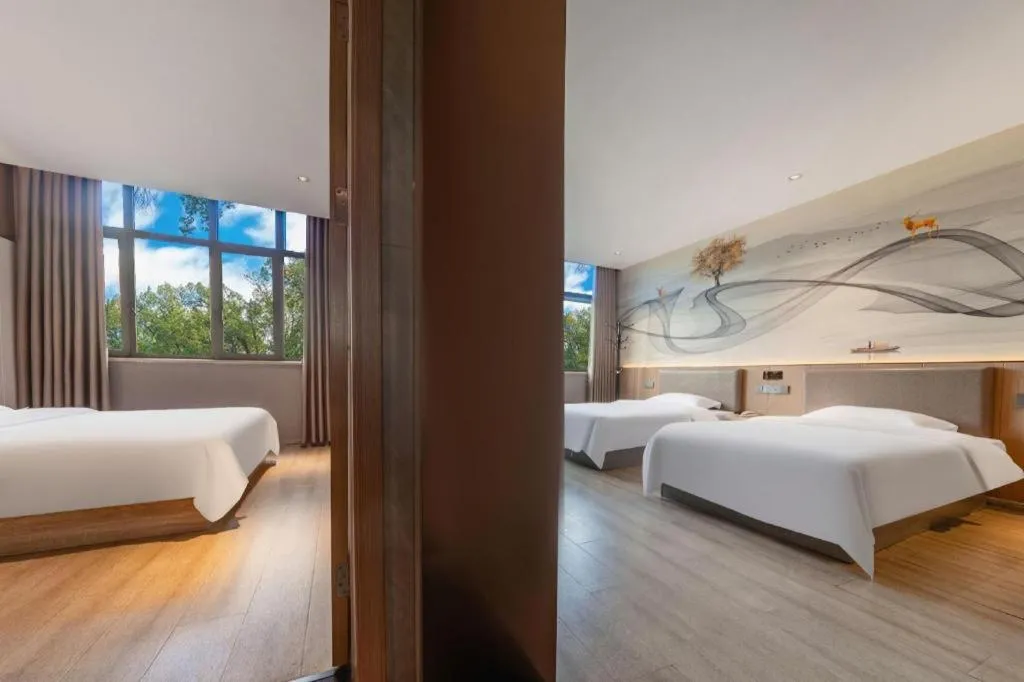 Bed in Kaibin International Hotel Jingdezhen