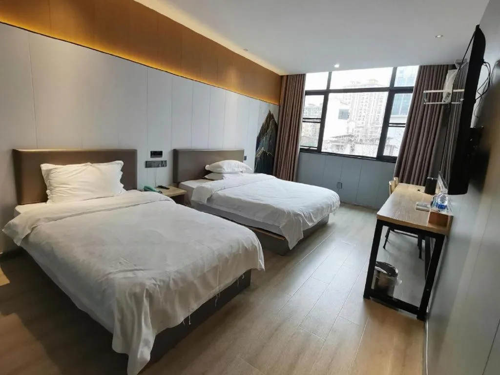 Bed in Kaibin International Hotel Jingdezhen