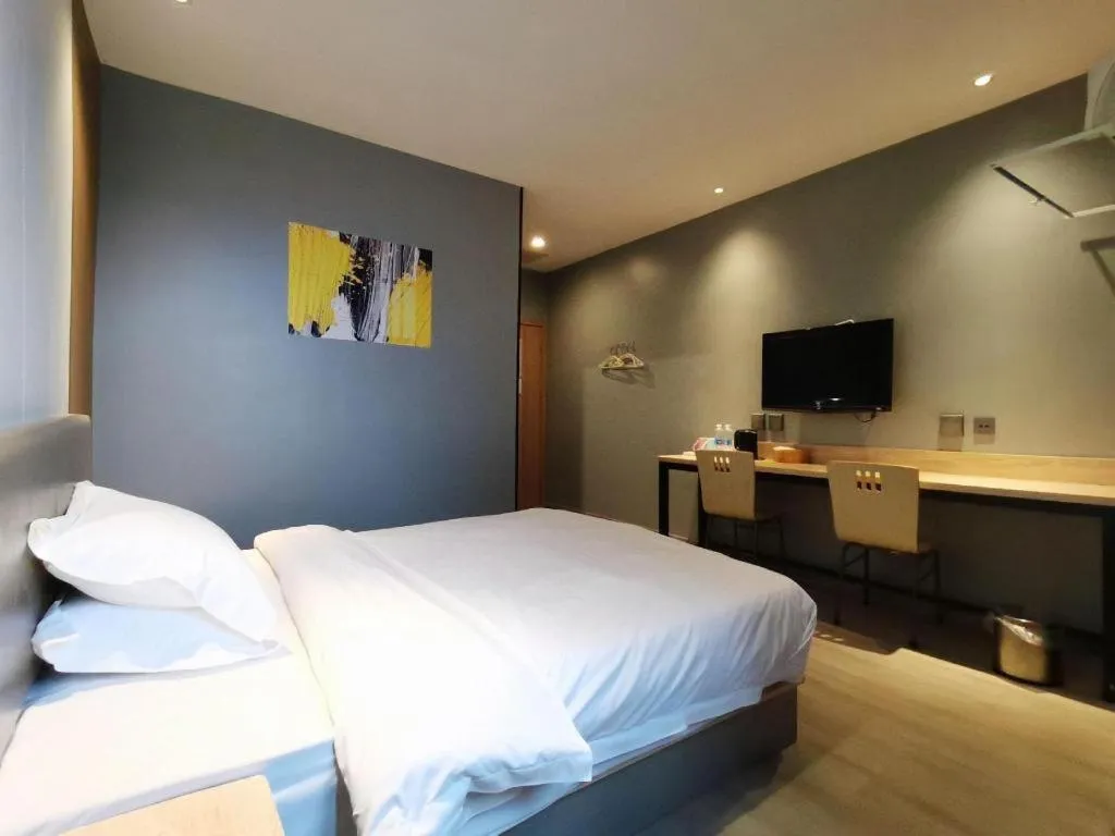 Bed in Kaibin International Hotel Jingdezhen