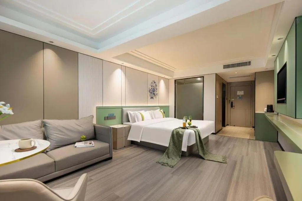 Bed in Kaibin International Hotel Jingdezhen