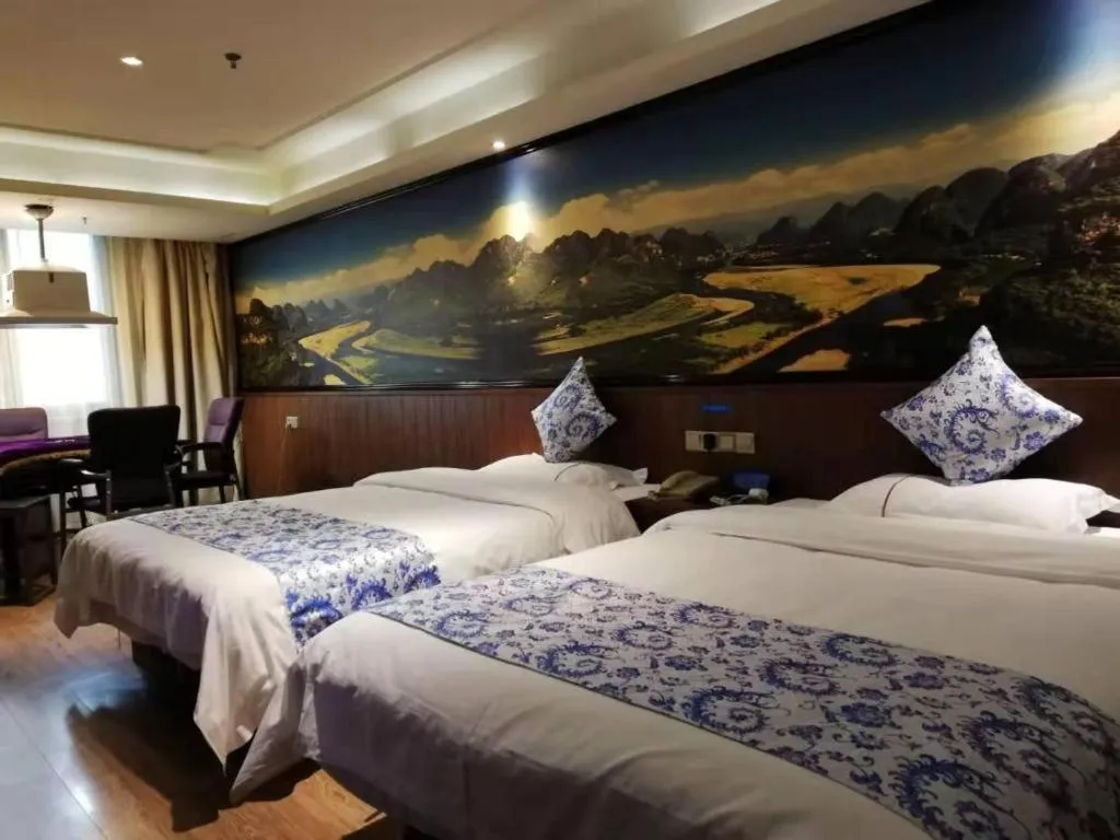 Bed in Kaibin International Hotel Jingdezhen