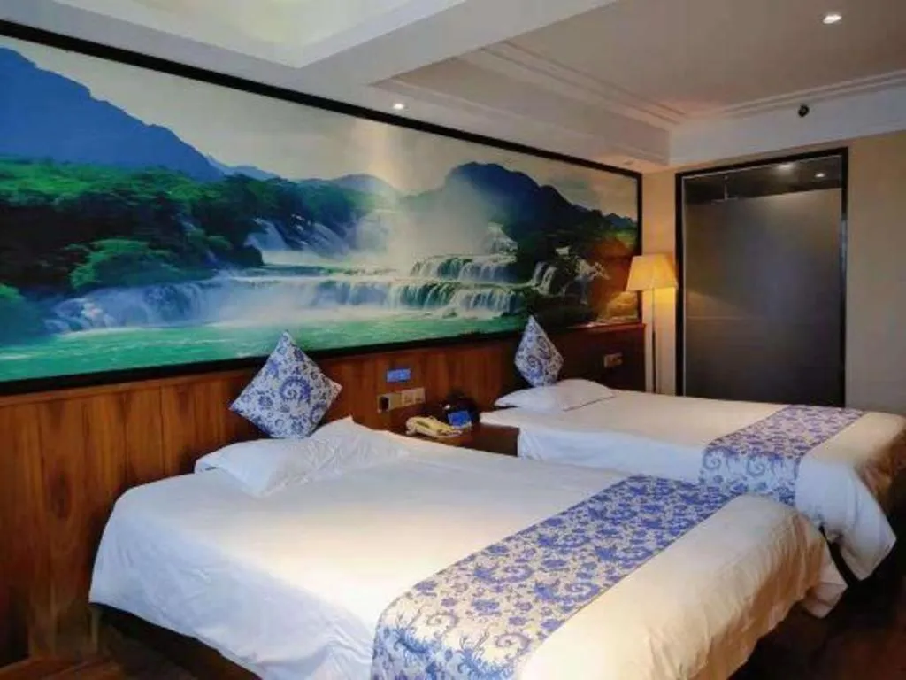 Bed in Kaibin International Hotel Jingdezhen