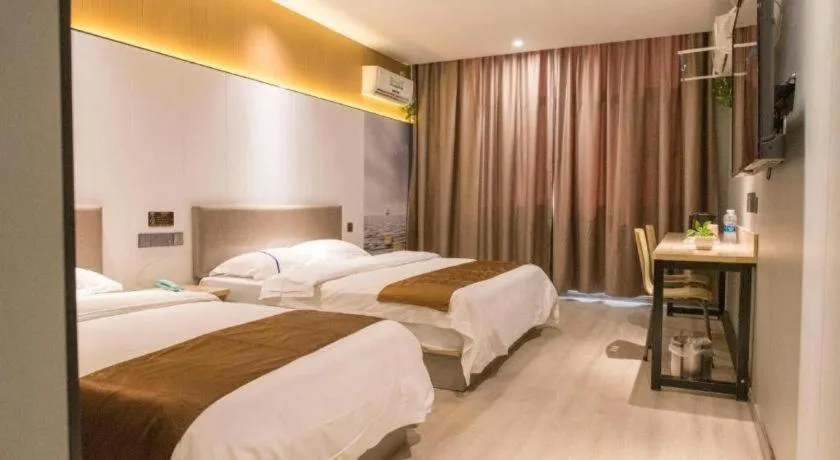 Bed in Kaibin International Hotel Jingdezhen