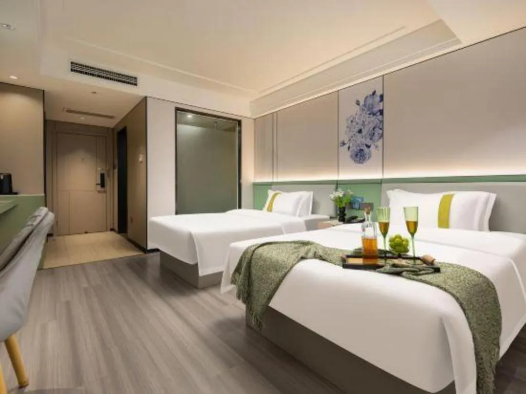 Bed in Kaibin International Hotel Jingdezhen