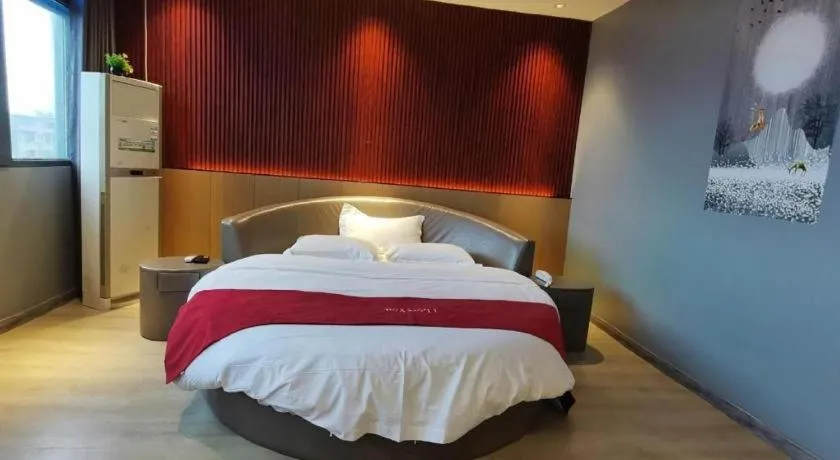 Bed in Kaibin International Hotel Jingdezhen