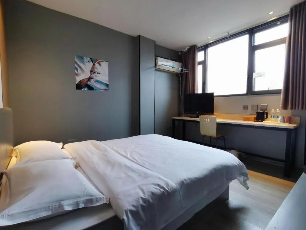 Bed in Kaibin International Hotel Jingdezhen