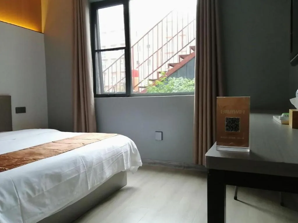 Bed in Kaibin International Hotel Jingdezhen