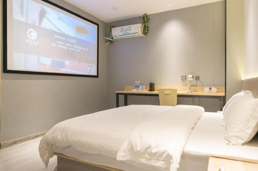 Bed in Kaibin International Hotel Jingdezhen