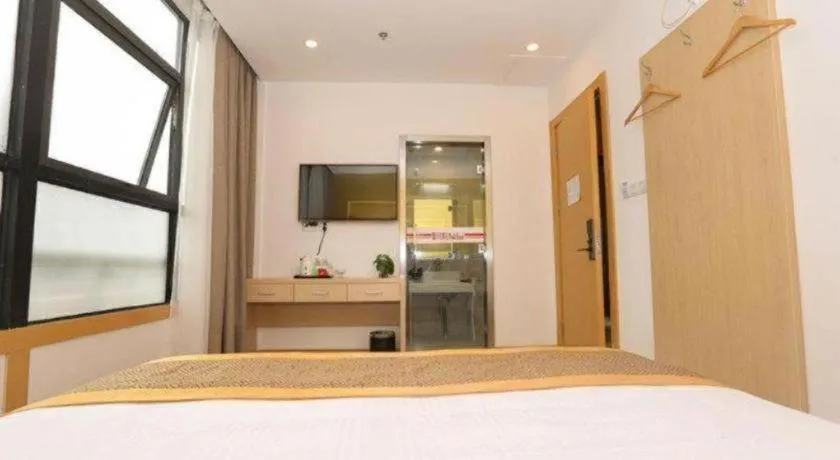 Bed in Shell Shanghai Jiading Nanxiang Town Minzhu Street Hotel